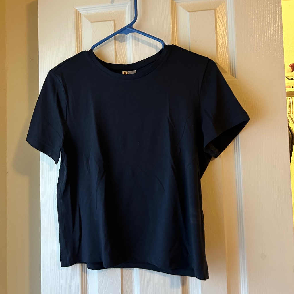 Basic Navy Blue Graphic Tshirt